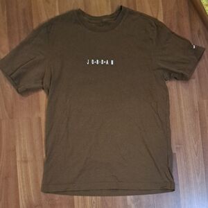 Jordan Dark Brown Men's Short Sleeve Tee